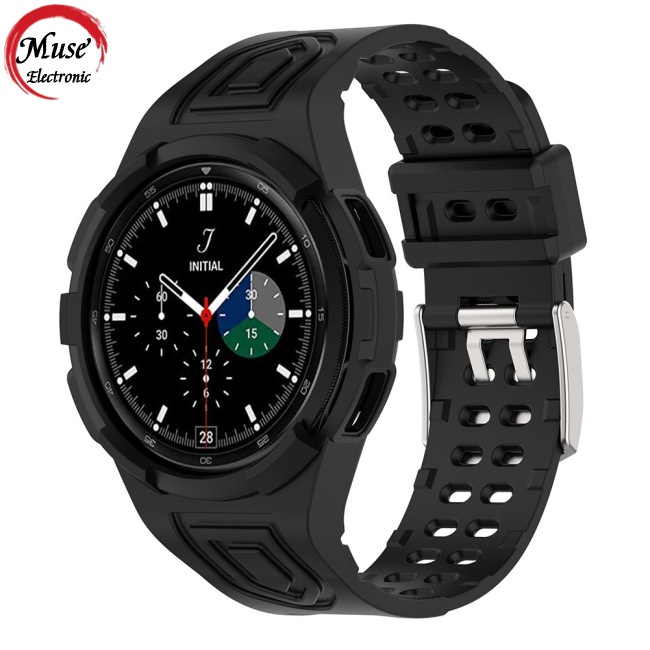 Dây Đeo Thay Thế Bằng Silicon Cho Đồng Hồ Samsung Galaxy Watch4 Classic 46mm