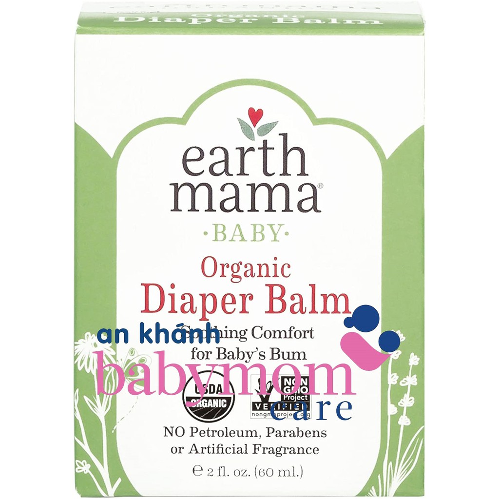 Kem Chống Hăm Organic Earth Mama Diaper