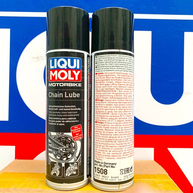 [ HỮU ÍCH] Chai xịt dưỡng sên cao cấp Liqui Moly 1508 250ml. chống mài mòn bánh răng, kéo dài tuổi thọ cho dây sên.