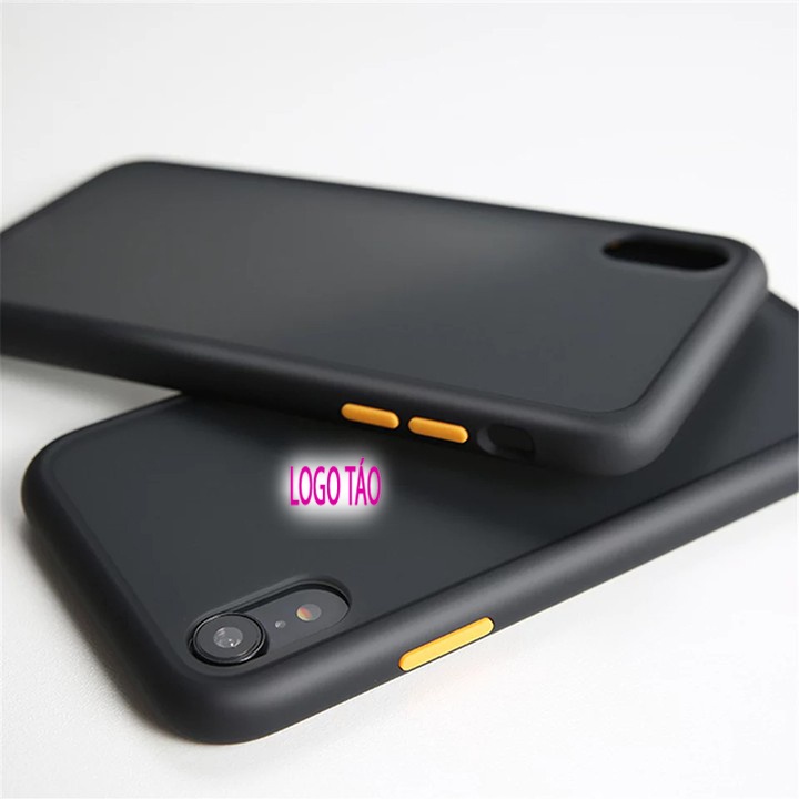 Ốp lưng iPhone viền nhựa dẻo - Chống sốc thời trang LƯNG MỜ - iP 7 Plus, iP8 Plus, iP XS Max, 11 Pro max