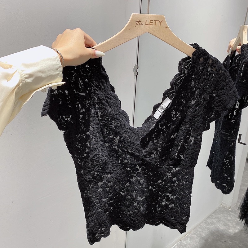 ÁO REN ĐEN SIÊU HOT