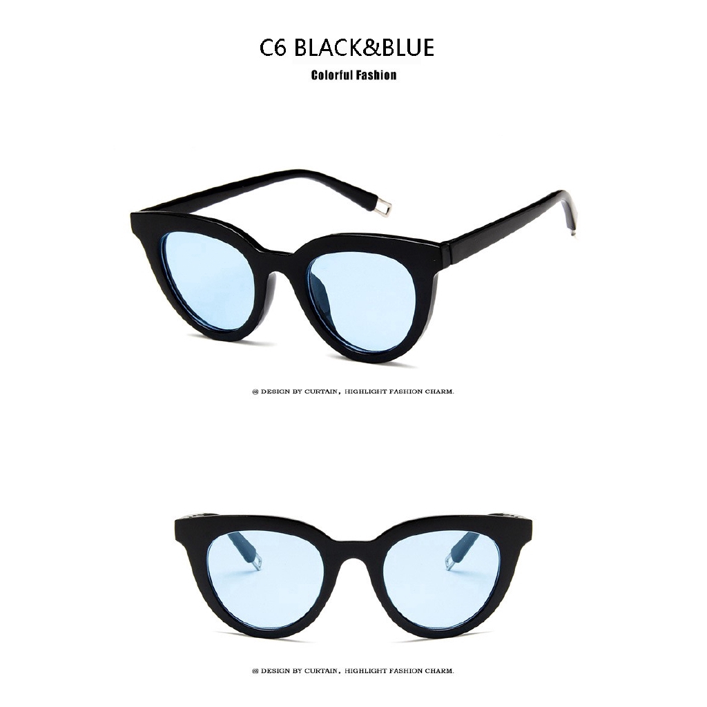 Mắt kính SAMJUNE mắt mèo thơi trang nhiều màu sành điệu cho nữ