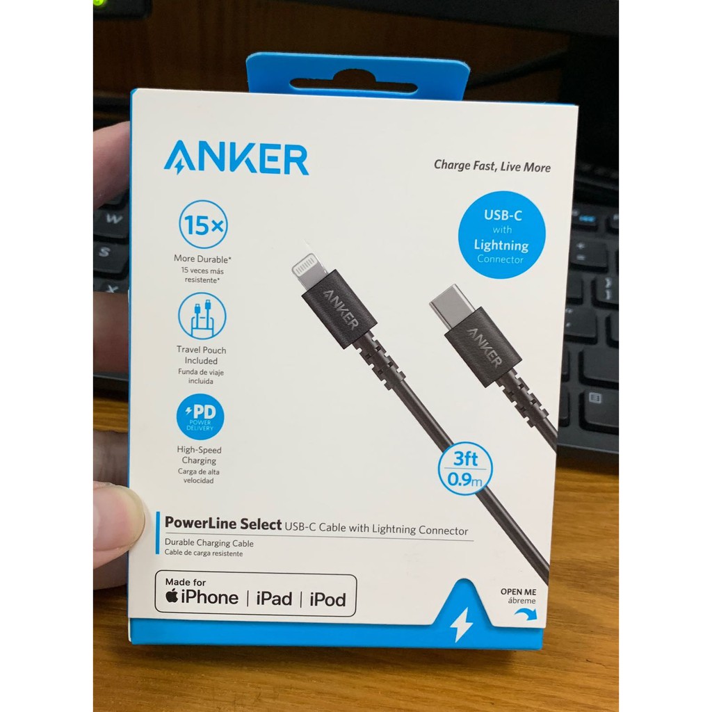 Sạc anker a2633 PowerPort III Nano 1 cổng USB-C PiQ 3.0 cho Samsung IPad IPhone X XS XR 11 12