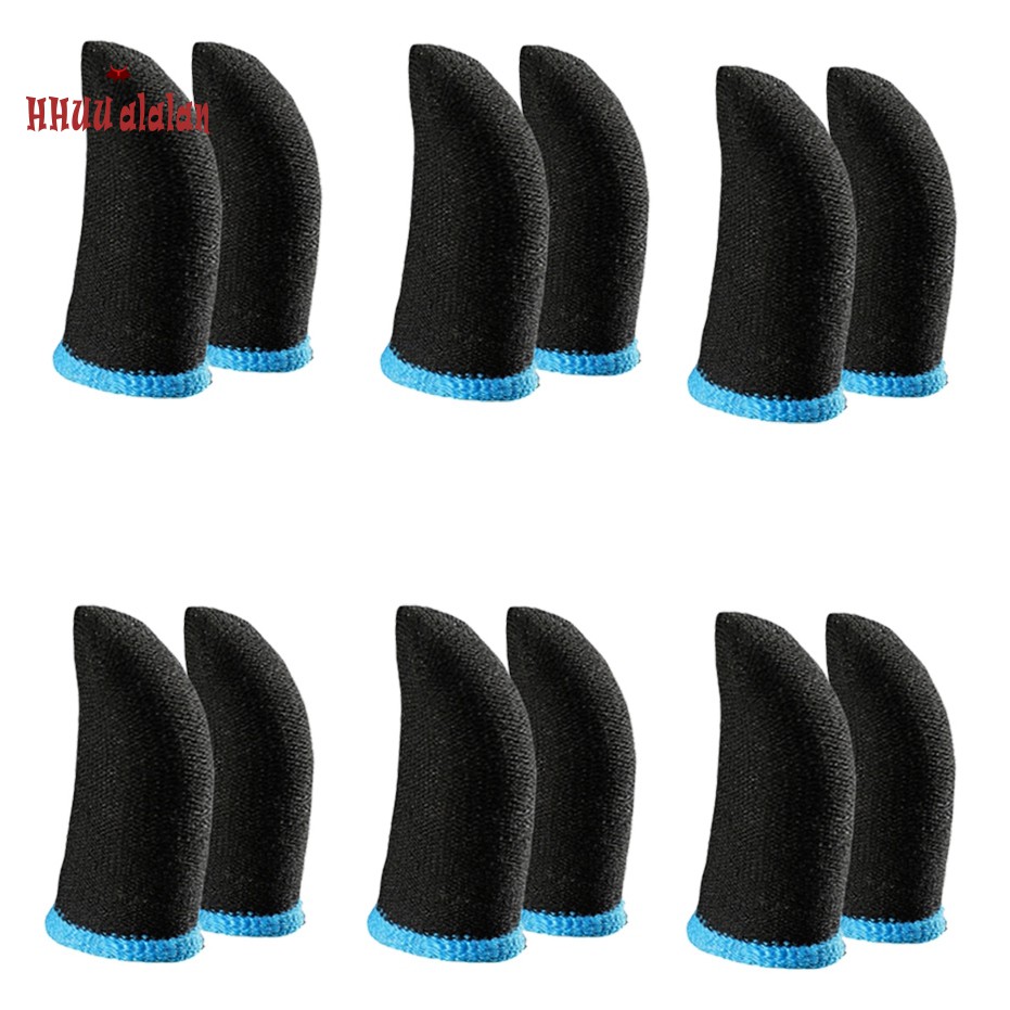Set 12 găng đeo ngón tay chơi game PUGB trên điện thoại sợi carbon 18 pin tiện lợi