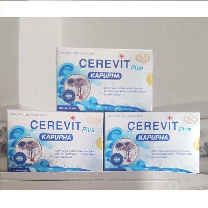 BỔ NÃO & NGĂN NGỪA ĐỘT QUỴ CEREVIT PLUS KAPUPHA