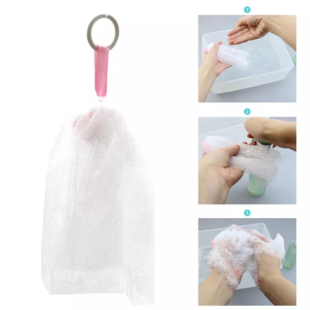 Lưới tạo bọt xà bông tắm/ rửa mặt tinh tế cho phòng tắm/rửa mặt