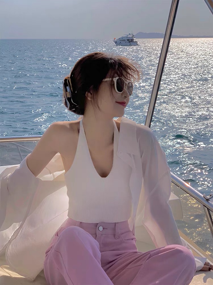 MS044 Áo yếm croptop ulzzang