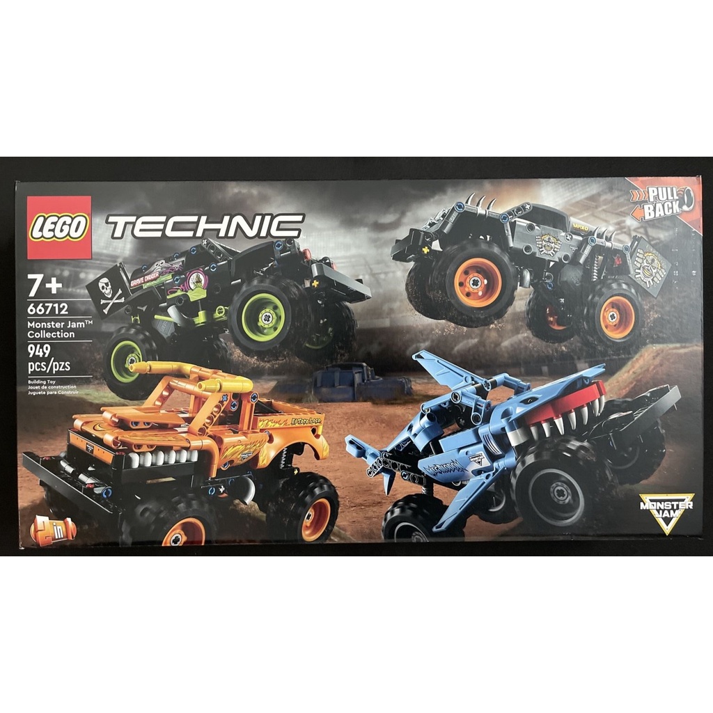 Lego 66712 - Bộ sưu tập Monster Jam gồm 4 xe 42118-42119-42134-42135