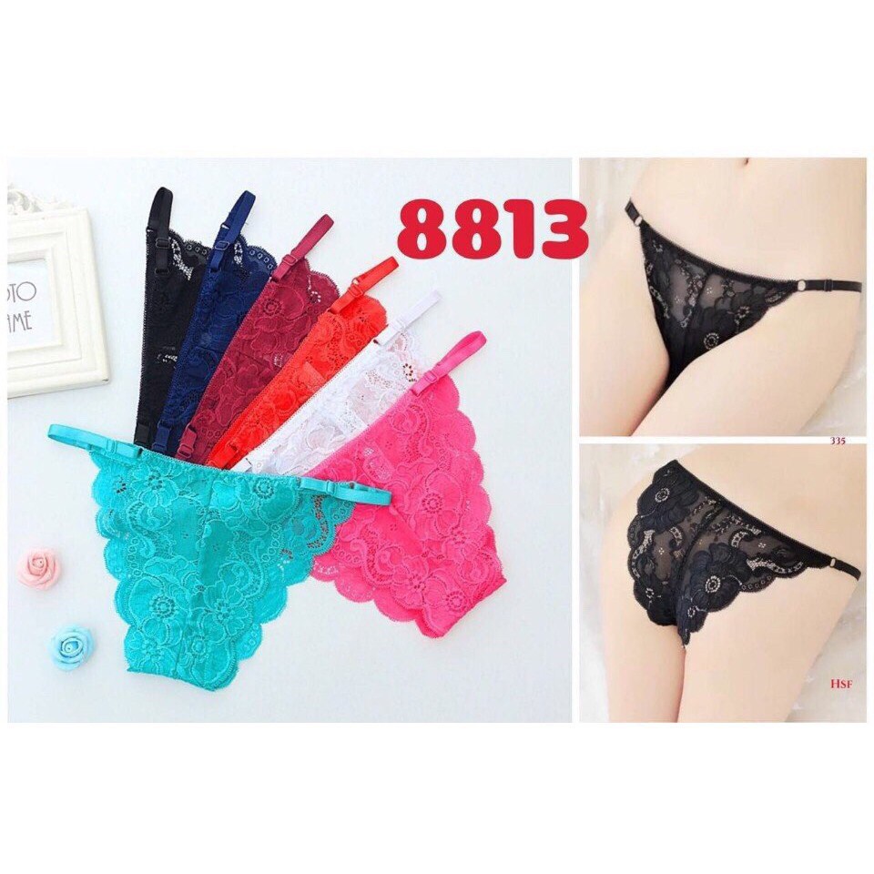 Quần Lót Nữ Ren 8813 Có Điều Chỉnh Dây Siêu Sexy