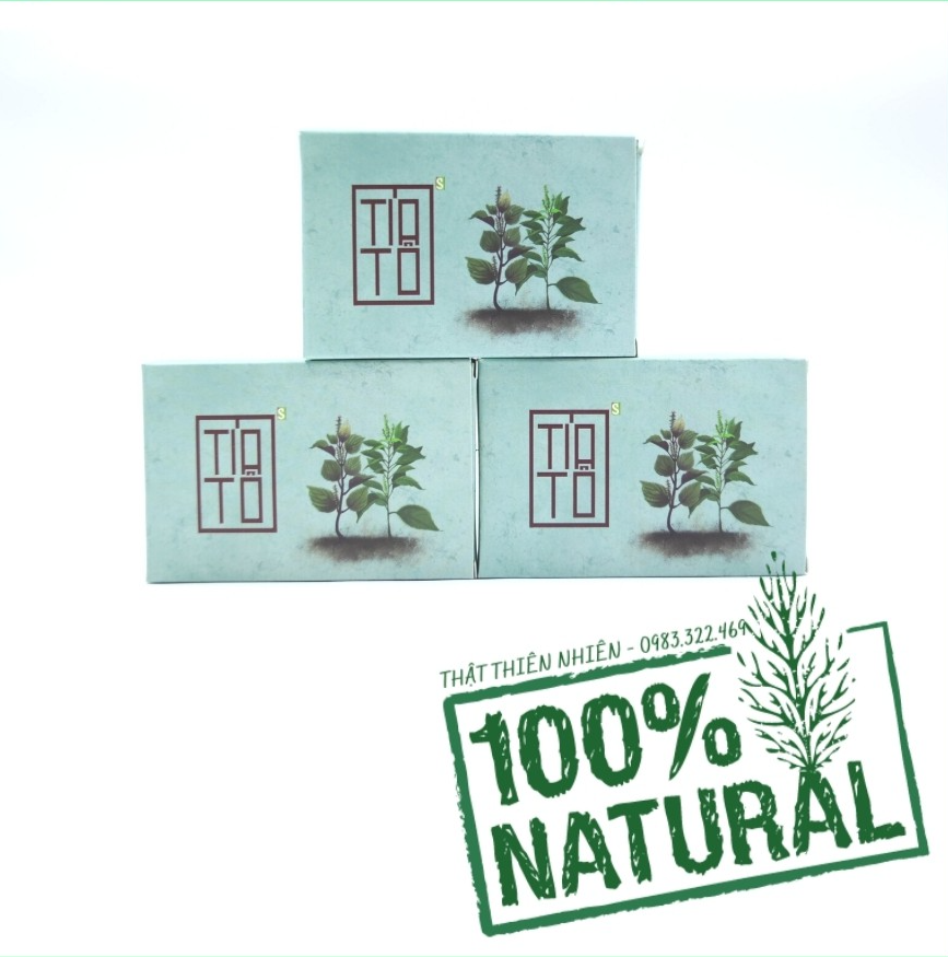 Xà bông tía tô - sinh dược -Ecobabo