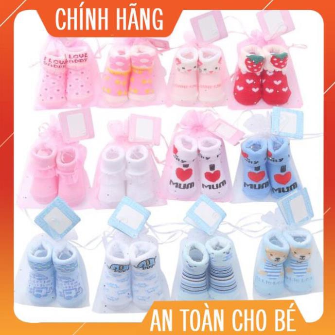 Set 2 đôi Tất sơ sinh/ Vớ sơ sinh Carter Cao cấp