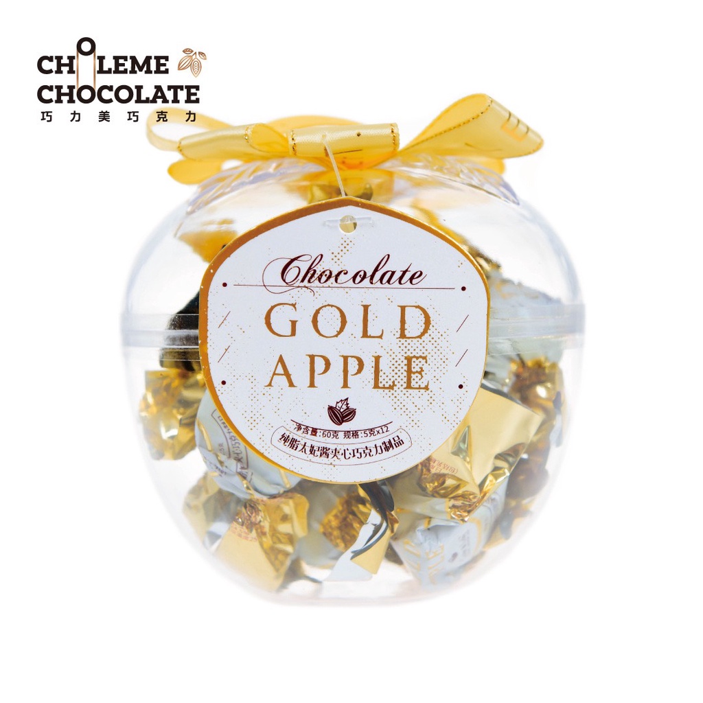 Kẹo Sô Cô La Bơ Cứng Nguyên Chất  Gold Apple Hộp Cao Cấp Buộc Nơ Siêu Xinh  Biếu Tết Siêu Đẹp Tốt Cho Sức Khỏe