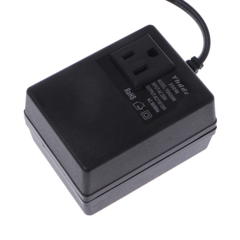 Phích Cắm Chuyển Đổi Nguồn Điện 200W AC 220V Sang 110V