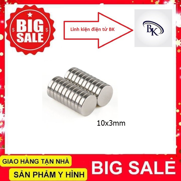 Nam Châm Đất Hiếm Tròn