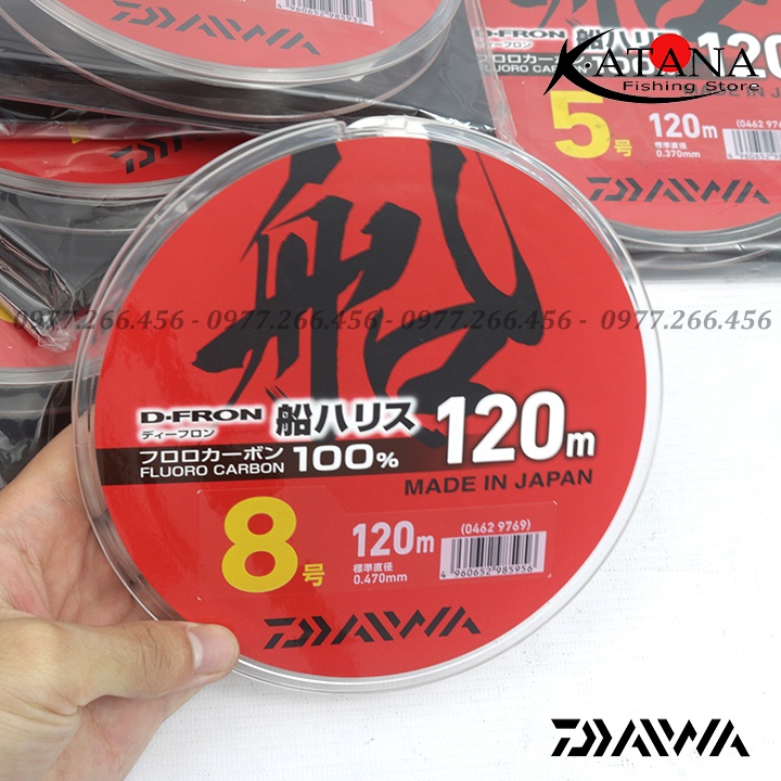 Dây Leader FlouroCarbon Daiwa D-Fron - Bán lẻ 10m - Made in Japan