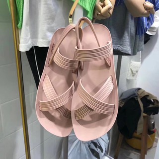 Sandal nam nữ nhựa quai chéo đi chơi, đi học dạo phố du lịch mưa đi thoải mái siêu bền trẻ trung năng động - DG17