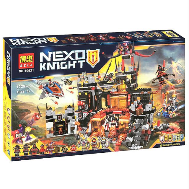 Lego Nexo Knights 10521 Hang Ổ Nham Thạch Của Chú Hề Jestro ...