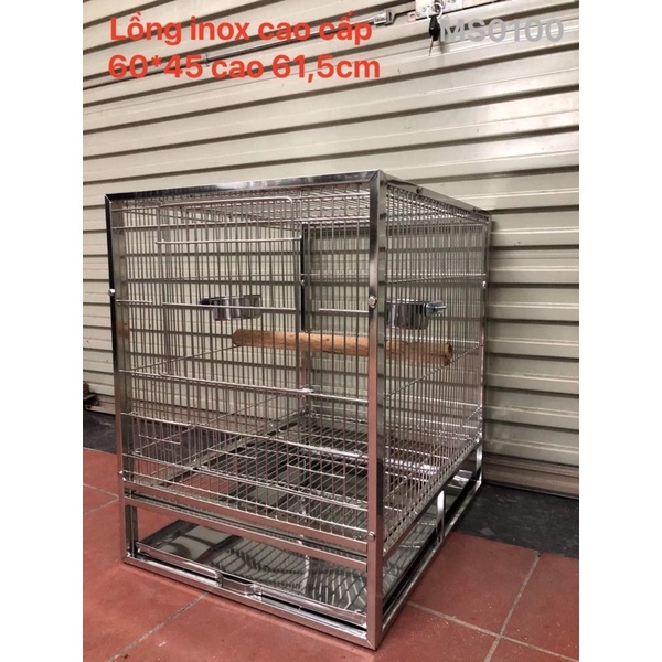 Lồng inox cao cấp nhốt vẹt