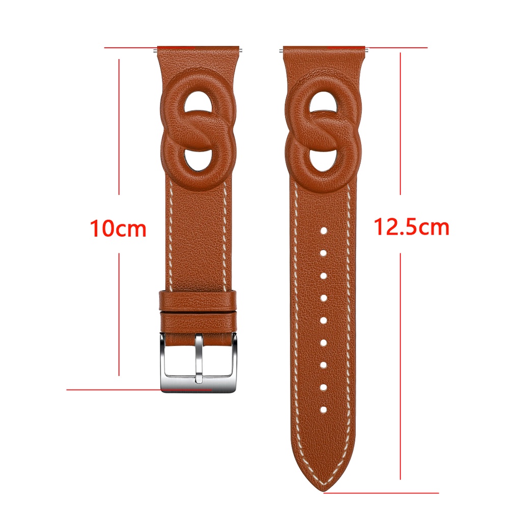 Dây Đeo Thay Thế Chất Liệu Da Cao Cấp Cho Huami Amazfit GTS 4 GTS4 mini
