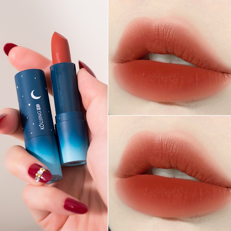 Son môi KOUJING dưỡng ẩm không phai màu lâu trôi thiết kế vỏ lấp lánh đẹp mắt