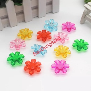 100gr bông pha lê 6 cánh làm cây kim tiền, tài lộc.