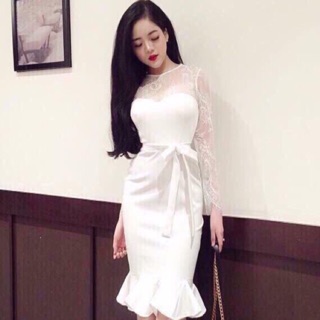 Đầm body đuôi cá kèm ảnh thật