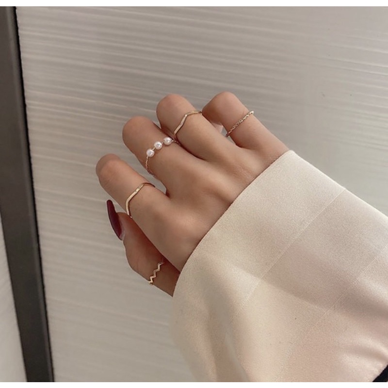 Set nhẫn hàn quốc Smity