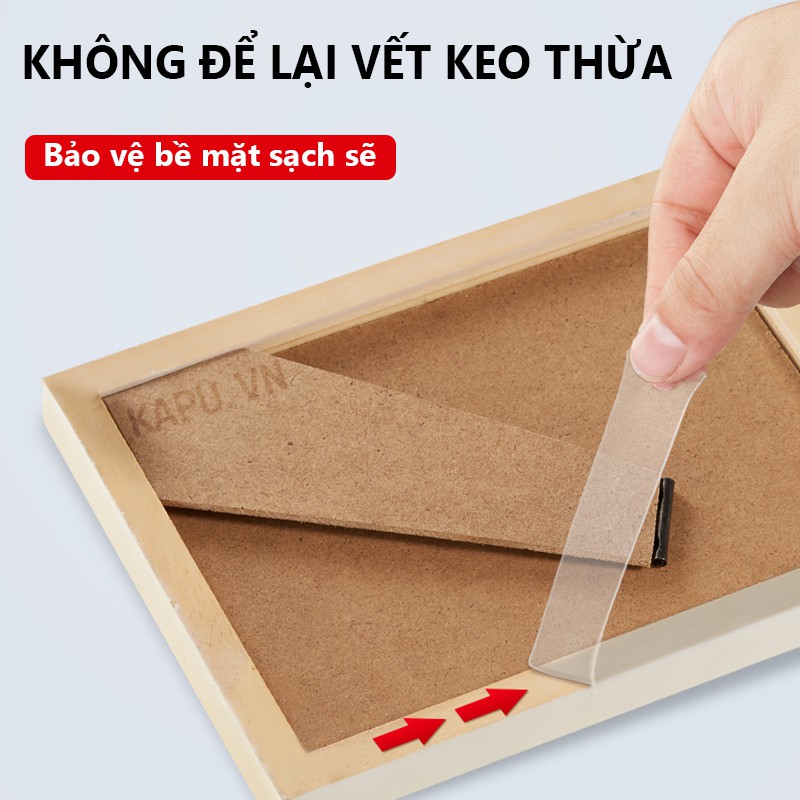 Băng keo silicon 2 mặt trong suốt cuộn 3 mét cực dính