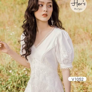 Váy trắng size M