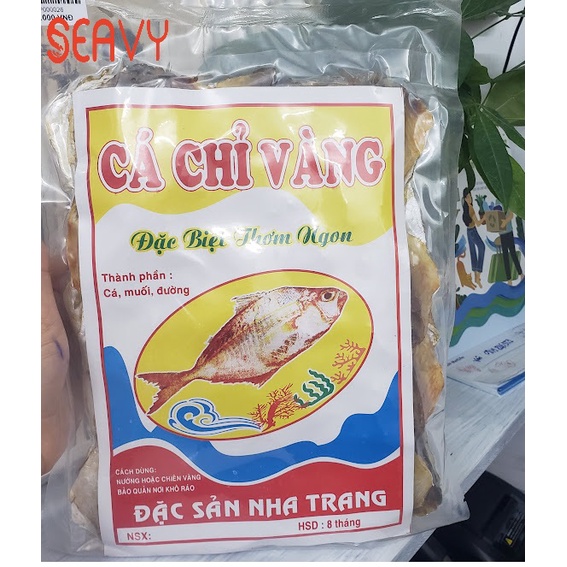 🐟🌶️ Cá chỉ vàng khô nguyên con, rút xương mềm ngon, gói 500 gram - Seavy 🐟🌶️