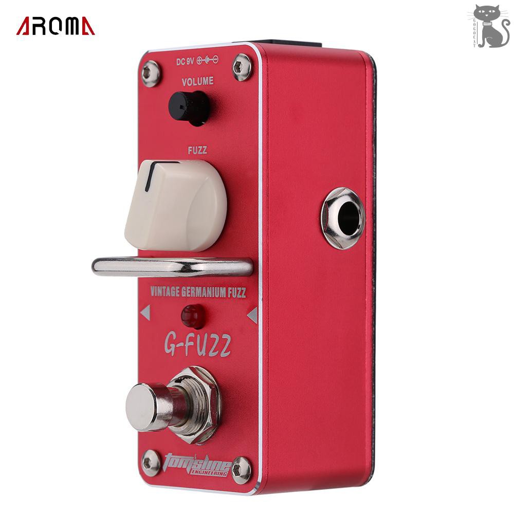 COD☆ AROMA AGF-3 G-FUZZ Vintage Germanium Fuzz Guitar Effect Pedal Mini Analogue with True Bypass