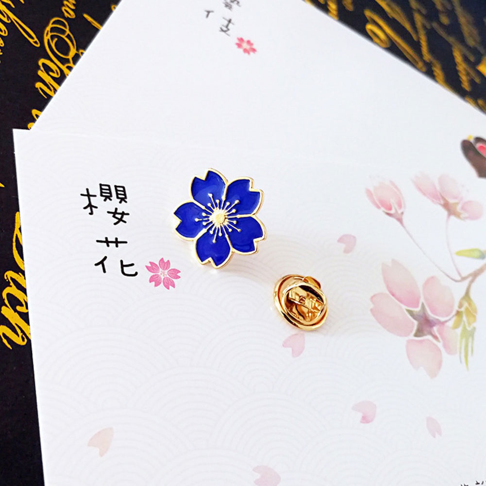 Trâm cài áo hình hoa bằng kim loại thời trang cho nữ