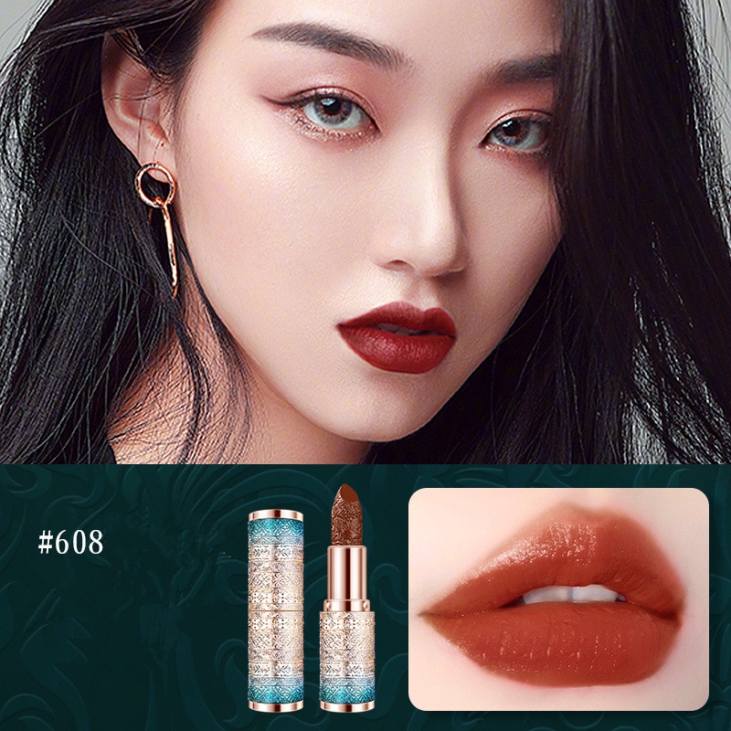 Son kem lì hiệu chạm khắc LINNSZ Siêu Lì Lâu Trôi Chống Thấm Nước Hũ Son Dưỡng | BigBuy360 - bigbuy360.vn