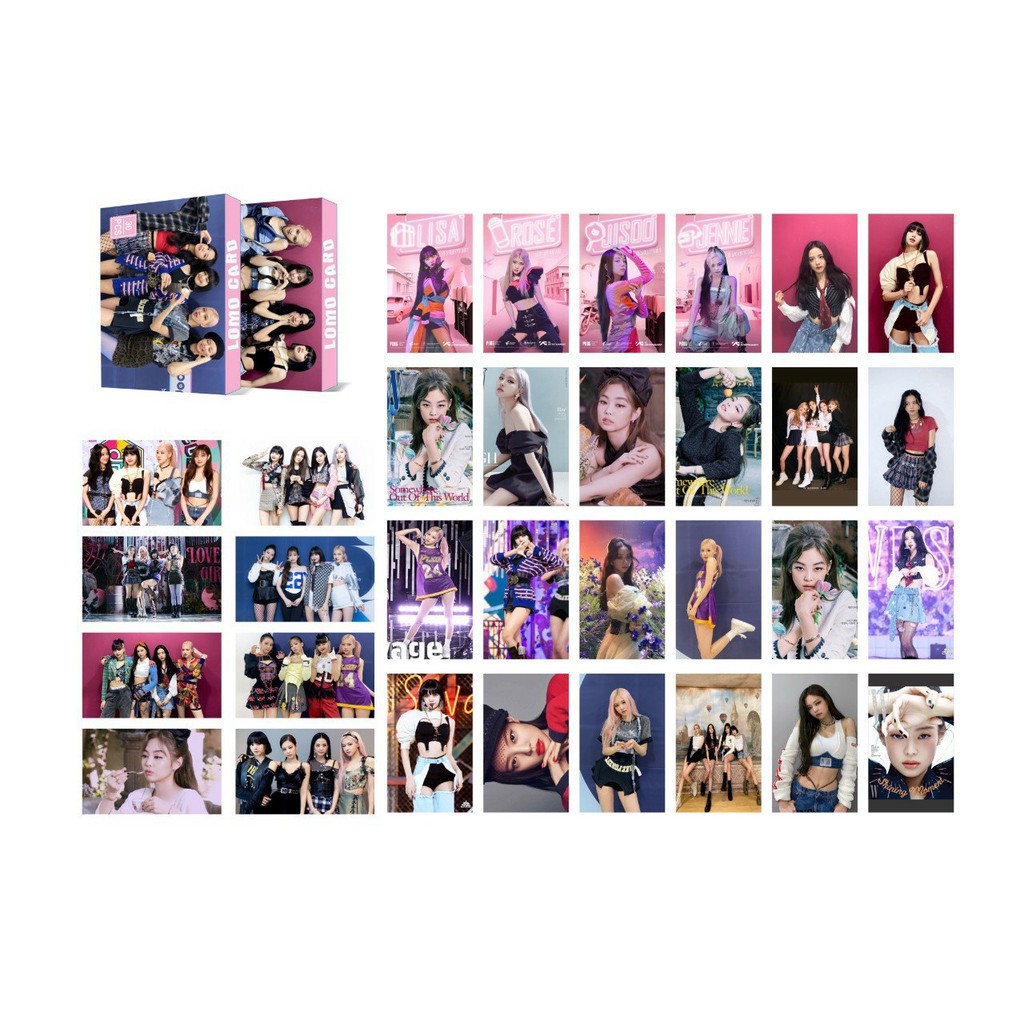 Lomo Card Kpop Blackpink Kèm Ảnh Thật Mẫu Mới 2021