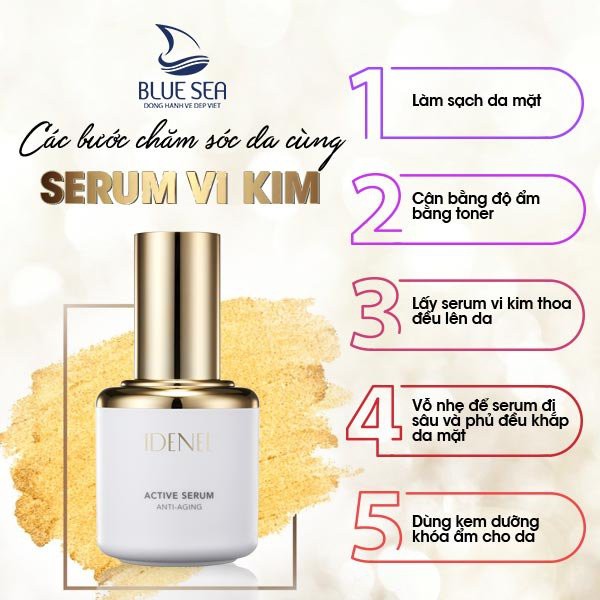 Serum ACTIVE vi kim Raphitox IDENEL 30ml - Làm sáng da tức thì - cải thiện da xỉn màu - nám - da khô - da căng bóng