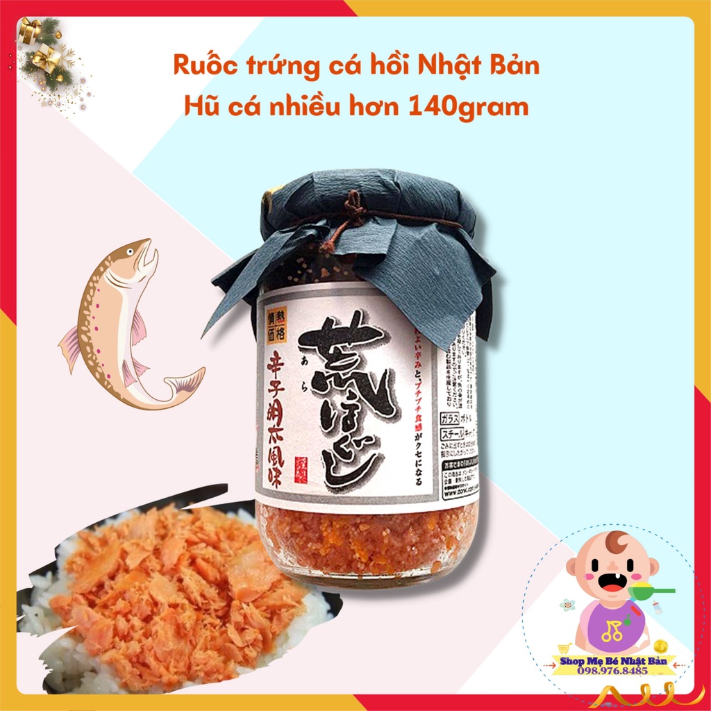 Ruốc Cá Hồi | Ruốc Trứng Cá Hồi Nissin Nhật Bản