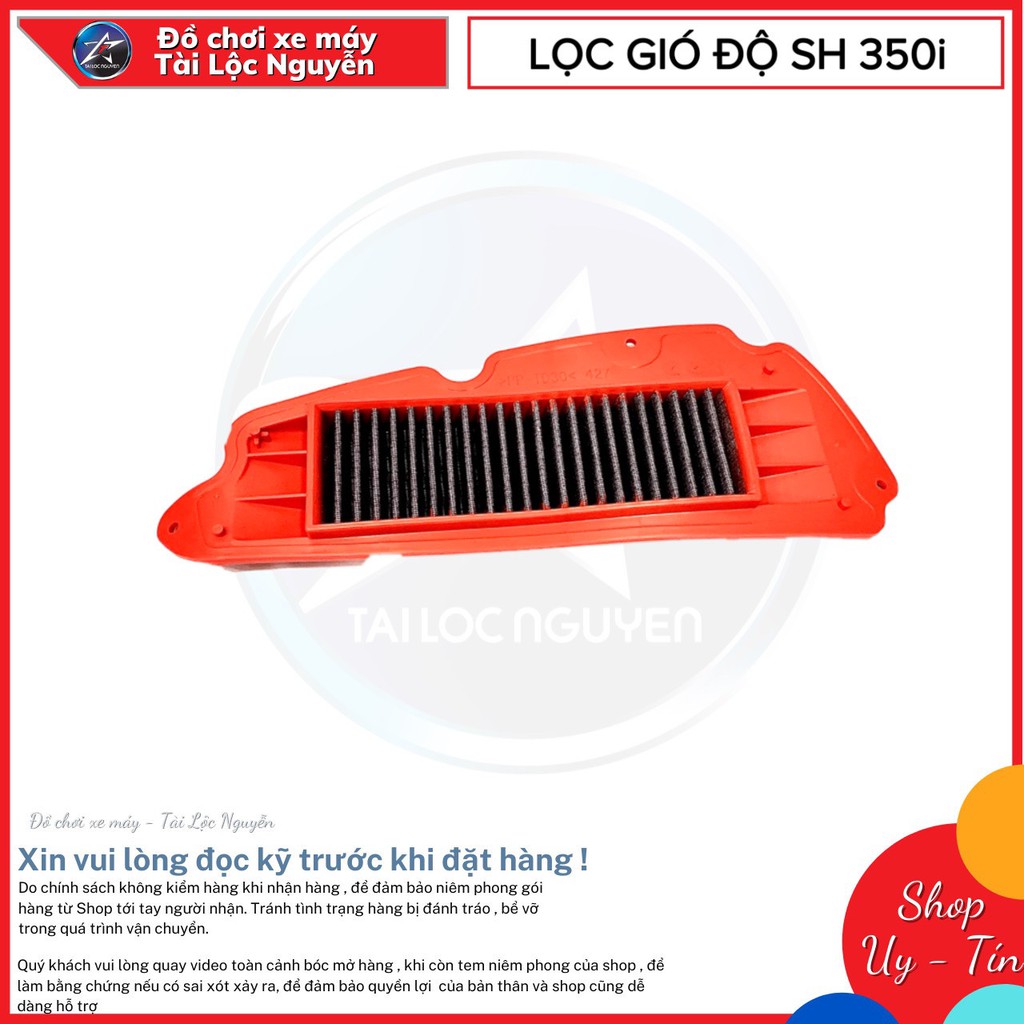 LỌC GIÓ ĐỘ LƯỚI THÉP CHO SH350i