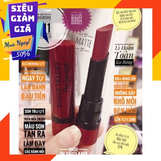 Son Dạng Thỏi Bourjois Rouge Velvet The Lipstick LOẠI RẺ Màu 06 , 11