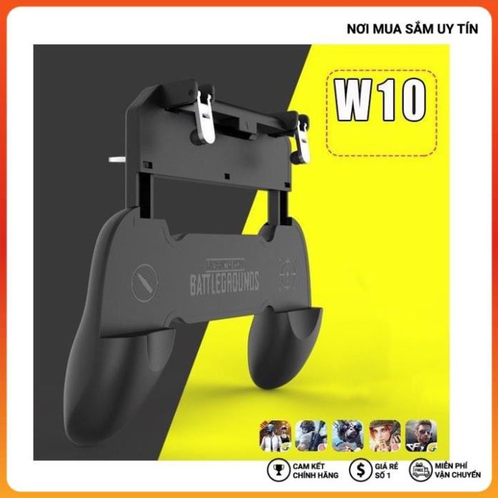 Tay Cầm Game W10 Có Nút Bắn + Joystick Cho Điện Thoại Chơi Pubg, Ros, Free Fire Controller HEAD SHOP