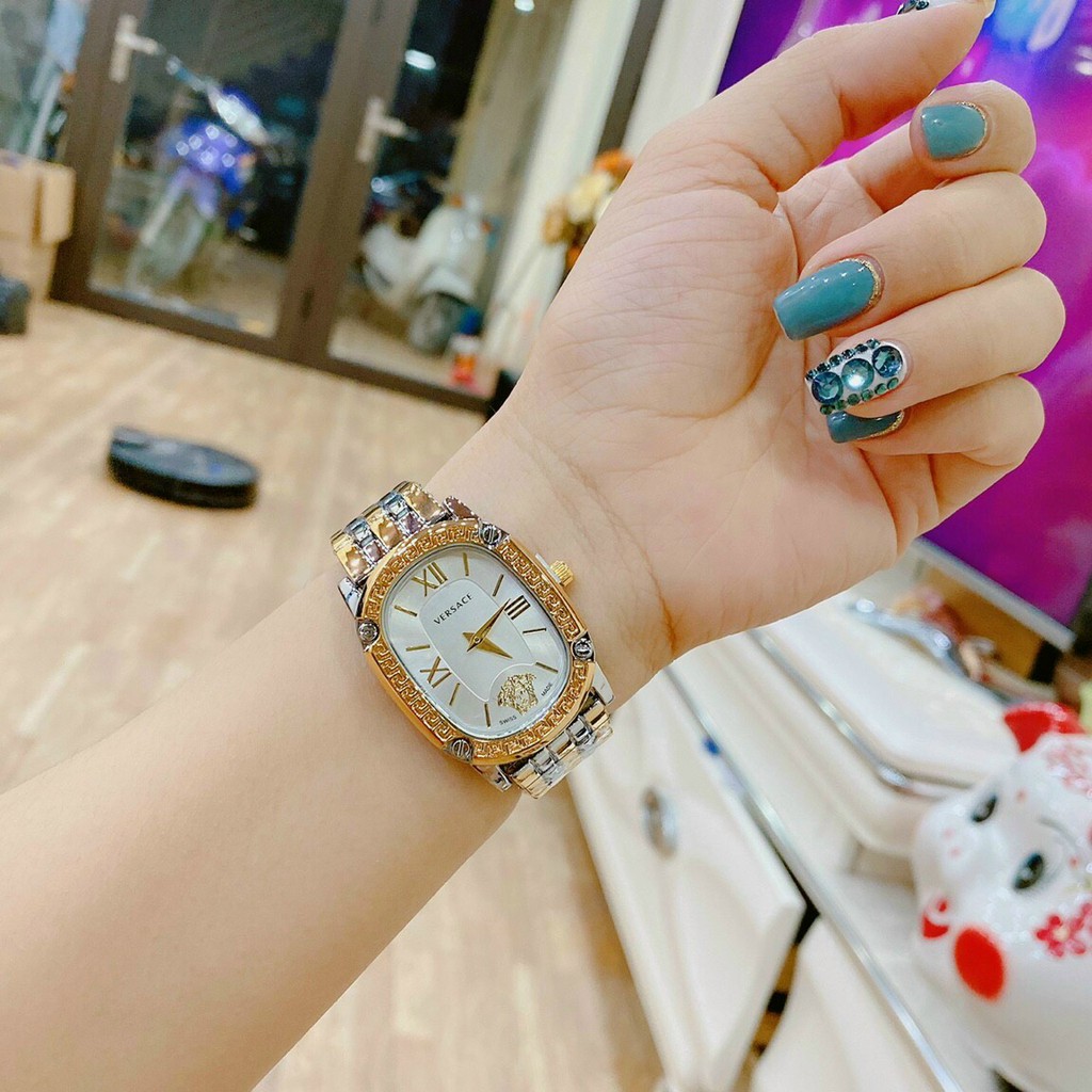 Đồng hồ nữ Versace dây thép đặc sang trọng, bảo hành 12 tháng | BigBuy360 - bigbuy360.vn