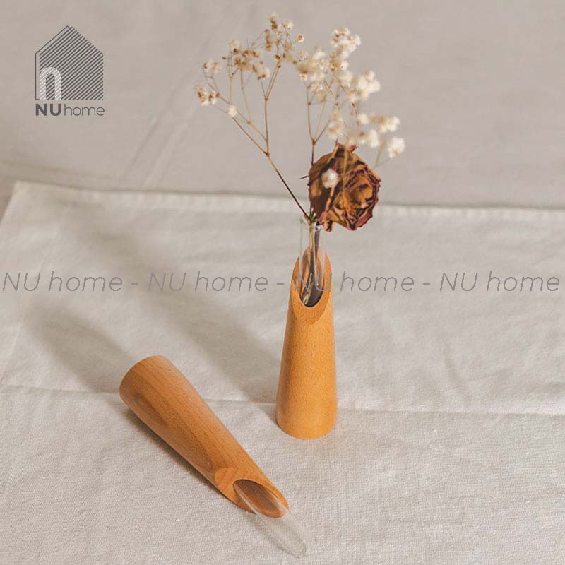 nuhome.vn | Lọ hoa bằng gỗ - Kabi thiết kế theo phong cách Nhật Bản đơn giản và đẹp mắt