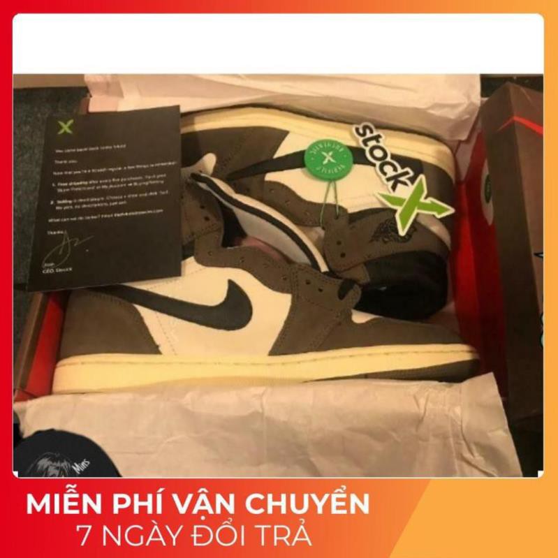 Xa Free NEW- Chất -  Giày Bóng Rổ AJ1 Travi.Scott (Ảnh Thật) Tốt Nhất . RẺ VÔ ĐỊCH XCv " * ' ? * | BigBuy360 - bigbuy360.vn