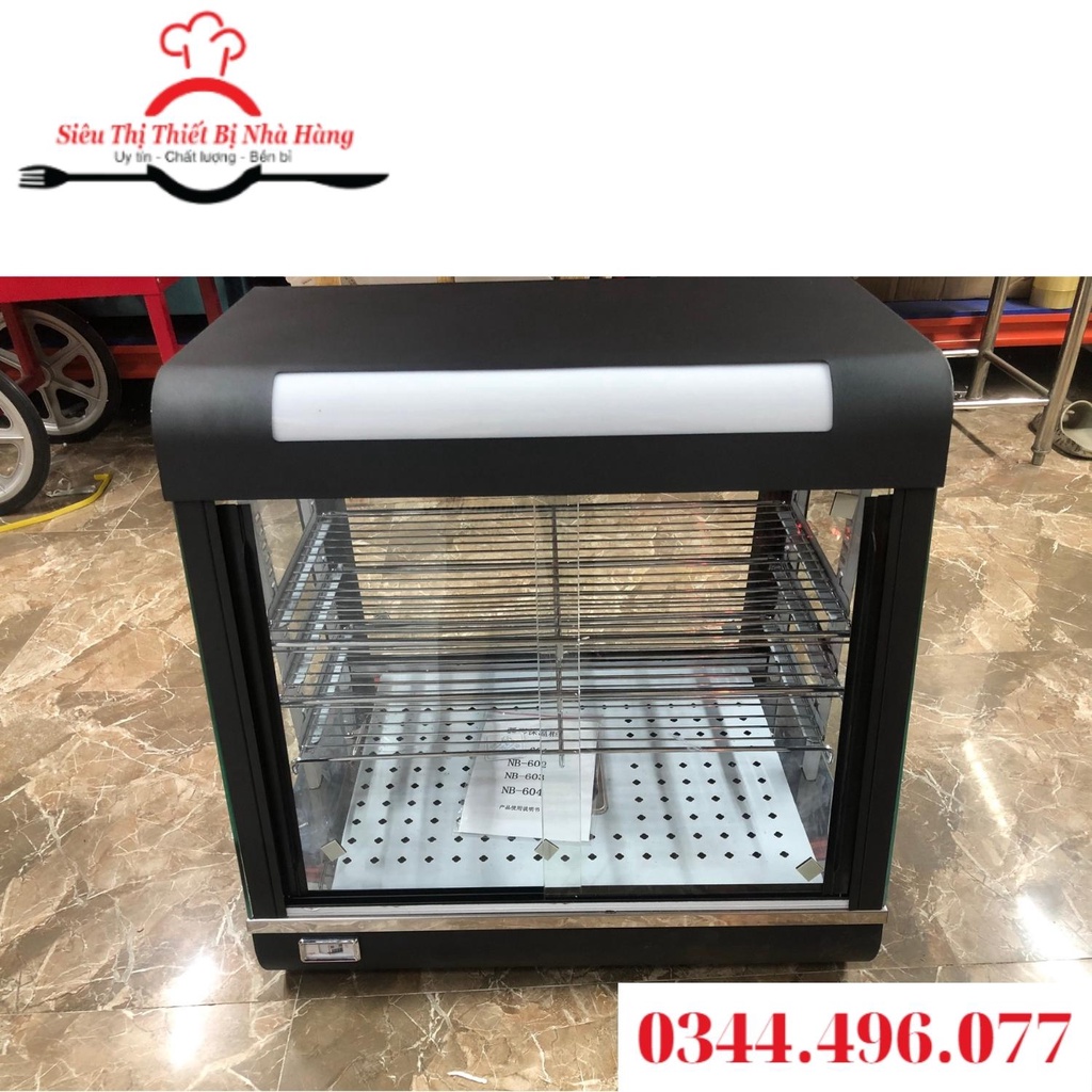 Tủ trưng bày và giữ nóng gà rán,Khoai Tây,KFC, bánh mỳ,Tủ giữ nóng thức ăn kính vuông 601 BẢO HÀNH 12 THÁNG.