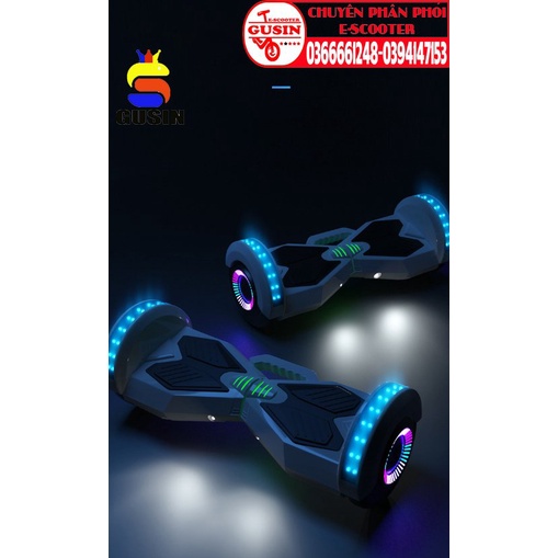 Xe điện cân bằng 8INCH, E-scooter GuSin có video test xe - GuSin bảo hành chính hãng 2 năm