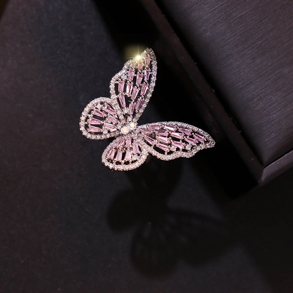 Nhẫn Hợp Kim Hình Bướm Đính Đá Zircon Thời Trang Cho Nữ | BigBuy360 - bigbuy360.vn