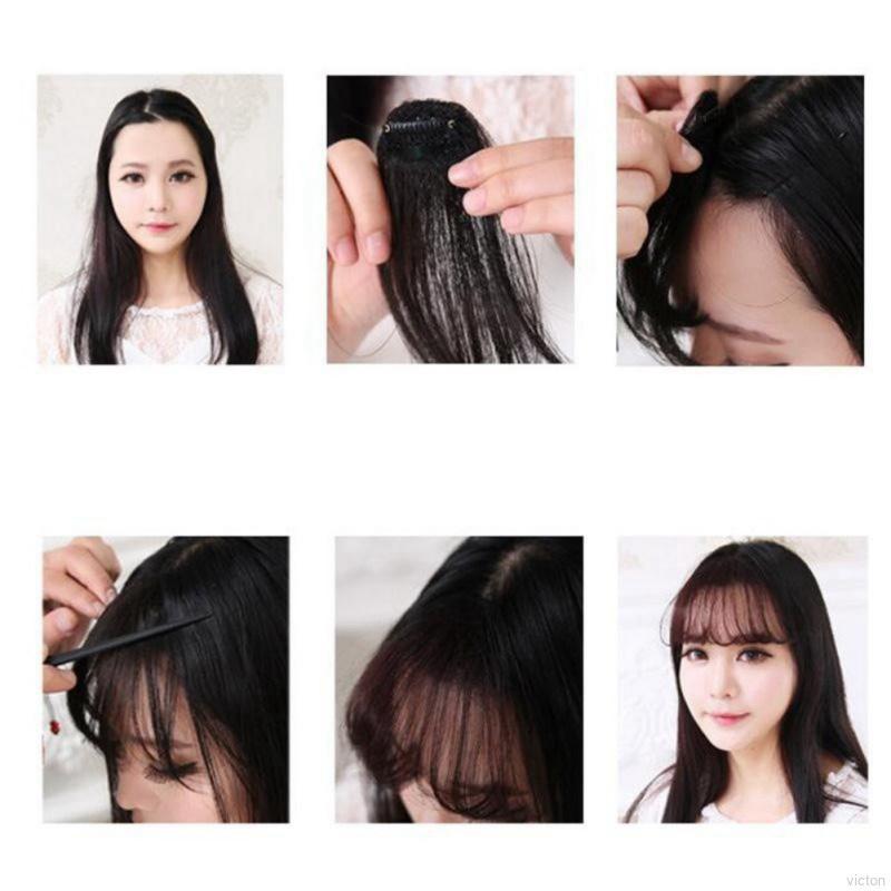 Bộ tóc giả nữ mái ngố thời trang