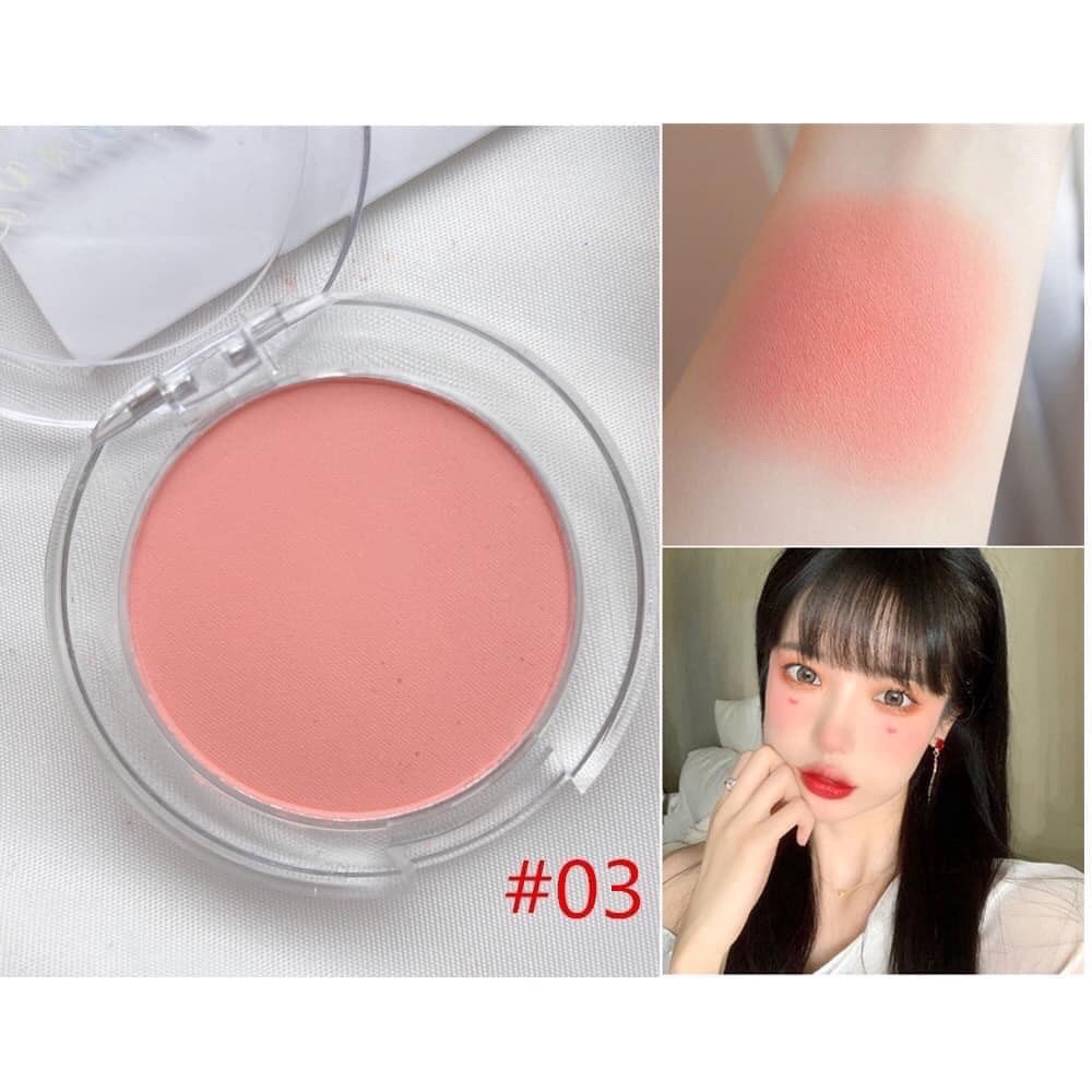 🦄 Má hồng 1 ô LAMEILA blusher bắt sáng tốt mịn da nội địa sỉ tốt NGỰA BEAUTY