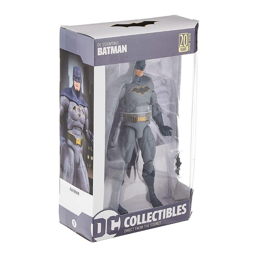 Mô hình DC Multiverse Batman 18cm Rebirth Version 2 DC Essentials 23 McFarlane CHÍNH HÃNG MỸ DCMF21