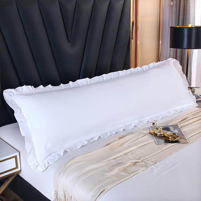 Vỏ Gối Đơn / Đôi Dài 1.5m 1.8m Màu Trơn Phong Cách Hàn Quốc Cho Cặp Đôi
