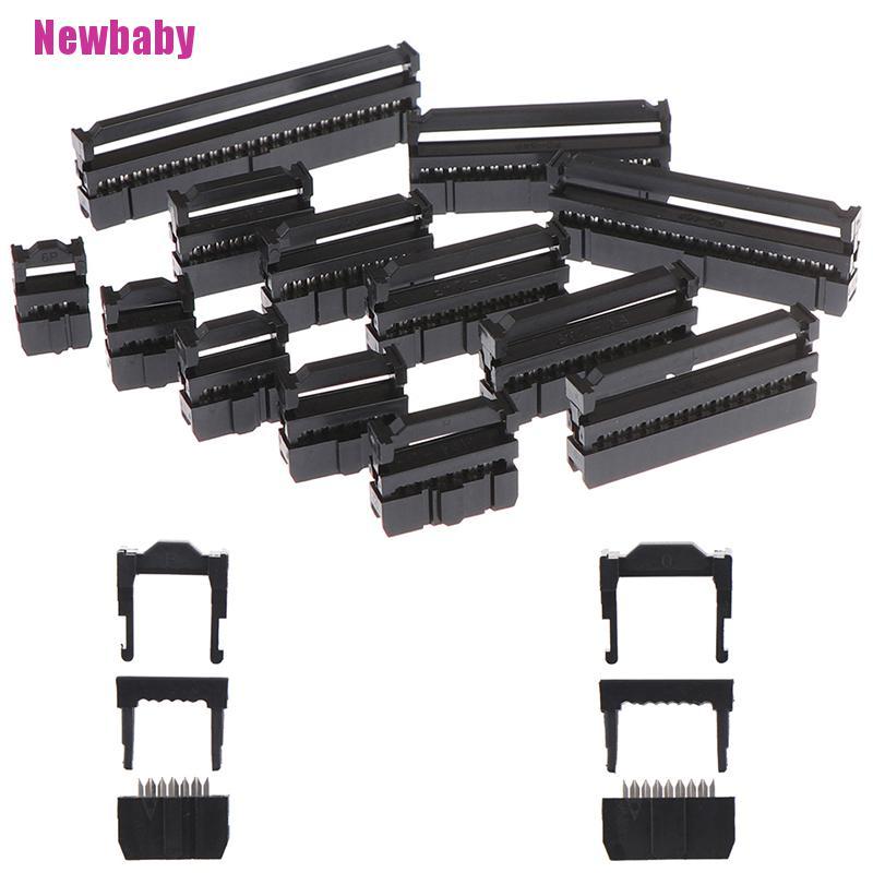 Set 10 Cáp Nối Ổ Cắm 6 / 8 / 10 / 12 / 14-50pin Idc 2.54mm